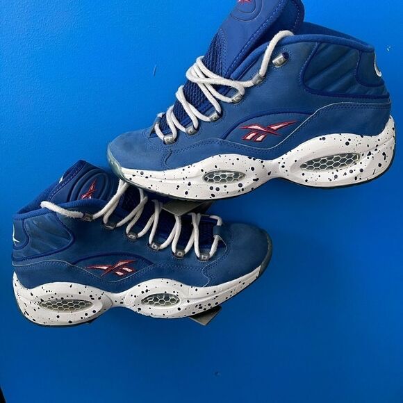 Reebok Question Mid #1 Draft Pick Men's Size 10.5 V48904 - Picture 1 of 7